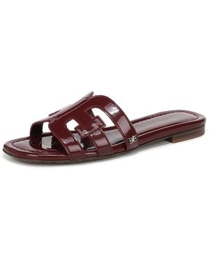 Sam Edelman Bay Flat Sandal French Merlot - Brown