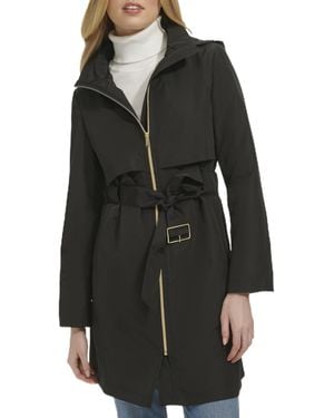 【Cole Haan】トレンチコート / Women's Hooded Trench Coat Women's Hooded Trench Coat in Red | Cole Haan