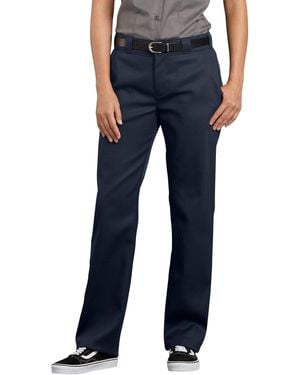 Dickies Womens Flex Original Fit Work Utility Pants - Blue