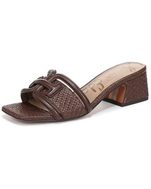 Sam Edelman Waylon Slide Sandal Bourbon 10 M - Brown