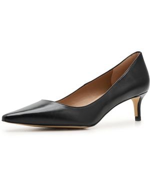 LK Bennett Lk Bennett New Ava Pointed Kitten Heel Court - Black