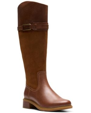 Clarks Maye Carly Knee High Boot in Black Lyst