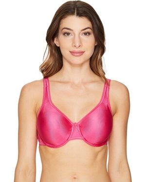 Wacoal Womens Basic Beauty Full Figure Underwire Bra - Pink