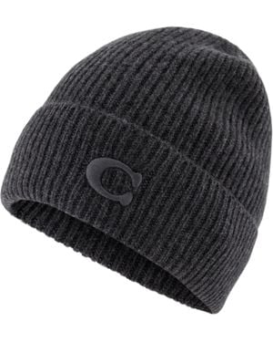 COACH C Beanie - Black