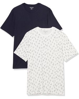 Amazon Essentials Regular-fit T-shirt Met Korte Mouwen En Ronde Hals - Blauw