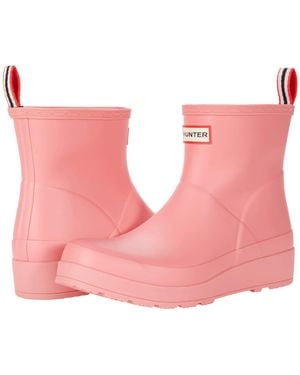 HUNTER Play Short Boat Shoe - Pink