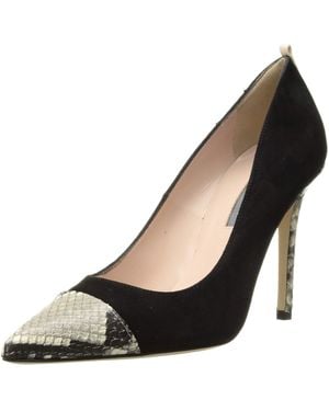 SJP by Sarah Jessica Parker Clarice Pointed Cap Toe Dress Pump - Black