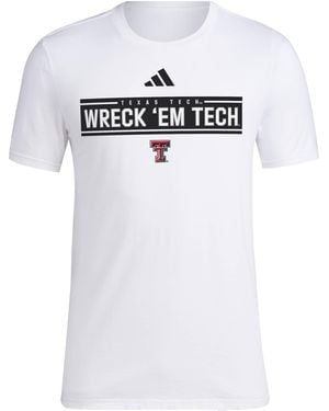 adidas Ncaa 25/26 Team Graphic T-shirt - White