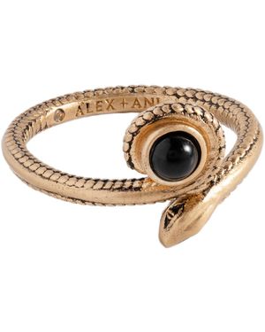ALEX AND ANI Untamed Snake Ring - Metallic