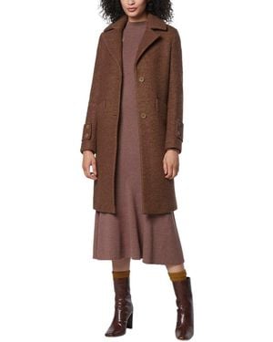 Marc New York Wool Regine Slim Coat - Brown
