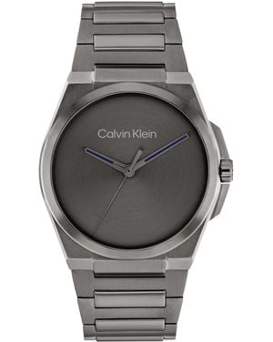 Calvin Klein Minimal 3h Watch - Stainless Steel Case And Link Bracelet - Water Resistant To 3atm/30 Meters - Premium Fashion Timepiece For - Black