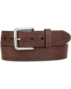 Wolverine Rugged Boot Leather Work Belt - Brown