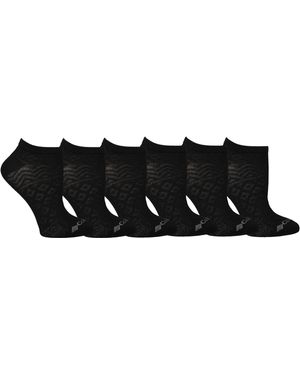Columbia 6-pair Mesh Lightweight No Show Socks - Black