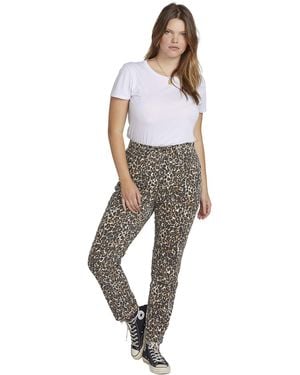 Volcom Plus Size Super Stoned Skinny Fit Denim Pant - Multicolor