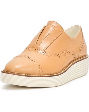 Cole Haan Originalgrand Platform Laceless Oxfords - Natural