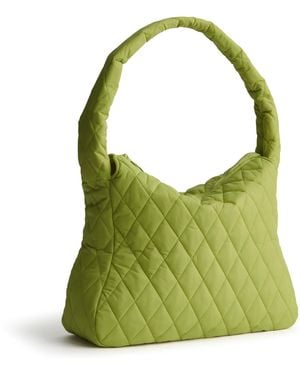 Vera Bradley Featherweight Tifton Hobo Tote Bag - Green