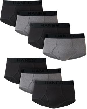 Hanes S Tagless Briefs - Black