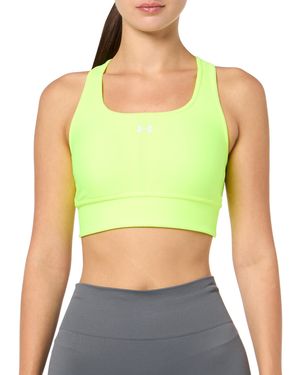 Under Armour Reggiseno sportivo da donna Crossback Longline Mid Impact, - Verde