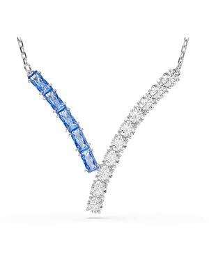 Swarovski Matrix Pendant - Blue