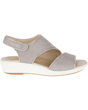 Hush Puppies S Lyricale Slingback Ice Gray Nubuck 6.5 M