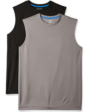 Amazon Essentials Performance Tech Muscle Tank T-shirt - Gray