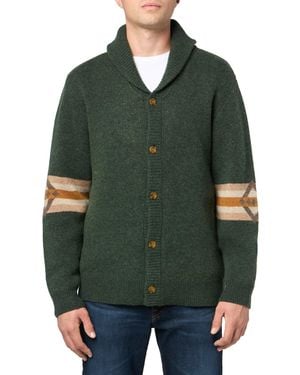 Pendleton Lambswool Cardigan - Green