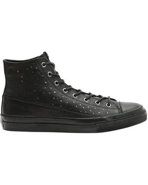 John Varvatos 315 Vulc Studded Mid-top Sneaker - Black