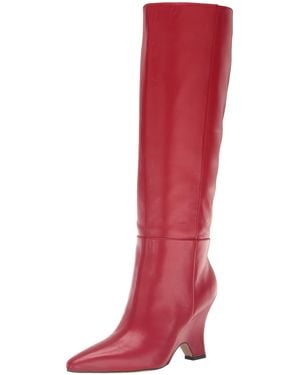 Sam Edelman Vance Knee High Boot Begonia Red 6 Medium