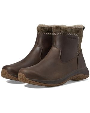Merrell Encore Ice 5 Mid Zip Boots, Leather - Brown