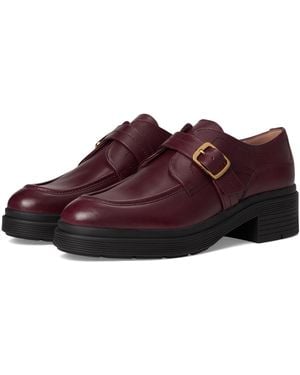 Cole Haan Carlitta Monk Strap Lug Oxfords Shoes 7 B - Brown