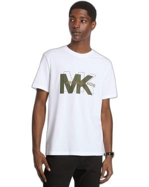 Michael Kors Mixed Logo Graphic T-shirt - White
