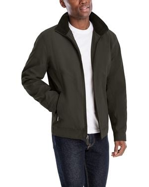 London Fog Mens Microfiber Transitional Jacket - Black