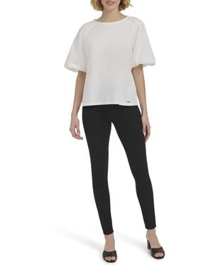 Calvin Klein Sportswear Top,cream,l - Gray