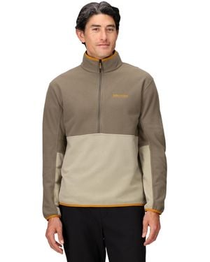 Marmot Rocklin 1/2 Zip Fleece Jacket - Brown