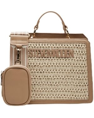 Steve Madden Bevelyn-s Structured Satchel - Brown