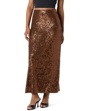 Sparkly Skirt The Drop Women's Adela Sequin Maxi Skirt Glamorous