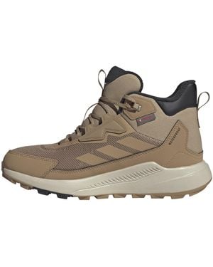 adidas Terrex Anylander Climawarm+ Mid Top Hiking Shoe - Brown
