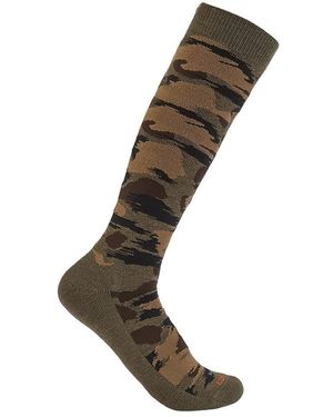 Carhartt Schwere Stiefelsocke in Tarnmuster Socken - Braun