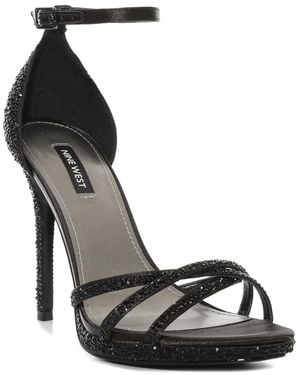 Nine West Lartay Heeled Sandal - Black