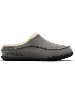 Sorel Men's Falcon Ridge Ll Slipper - Quarry, Black - 10 - Brown