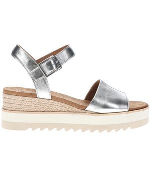 TOMS 3" - Silver - Size 9 - Metallic