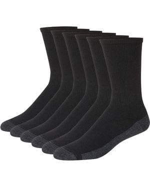 Hanes S Max Cushioned Socks - Black