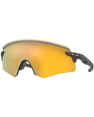 Oakley S Oo9472f Encoder Low Bridge Fit Rectangular Sunglasses - Orange
