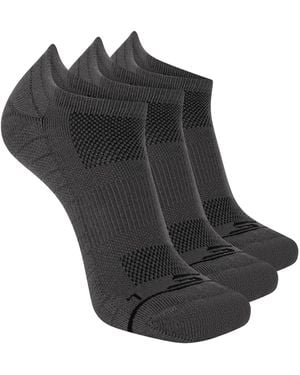 Skechers 3-pack Performance Pickleball No Show Socks - Black