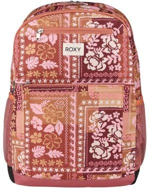 Roxy Here You Are Backpack | Travel | Vacation | Everyday Carry | 23l | Laptop Sleeve | Padded Straps - Red