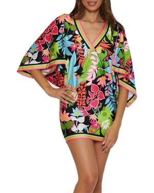 Trina Turk Standard Tiki Casablanca Tunic - Red
