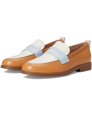 Cole Haan Stassi Penny Loafers Flat - White