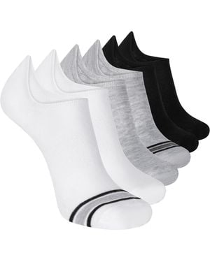 Skechers Slip-ins 6-pack Performance No Show Socks - Black