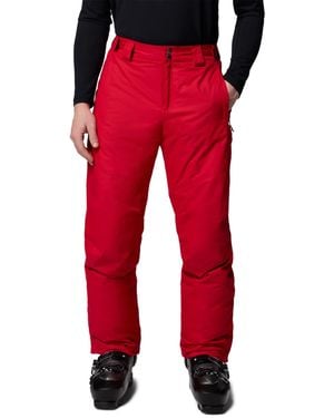 Columbia S Bugaboo V Waterproof Snow Pant - Red