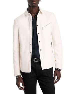 John Varvatos Kadd Shirt Jacket - White